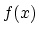 $f(x)$
